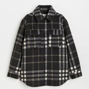 Oversized Shacket H&M size S